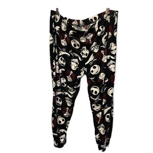 A Nightmare Before Christmas Velour Skinny Pj Pants